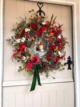 Load image into Gallery viewer, “BELLA” Christmas wreath (FREE P&amp;P)
