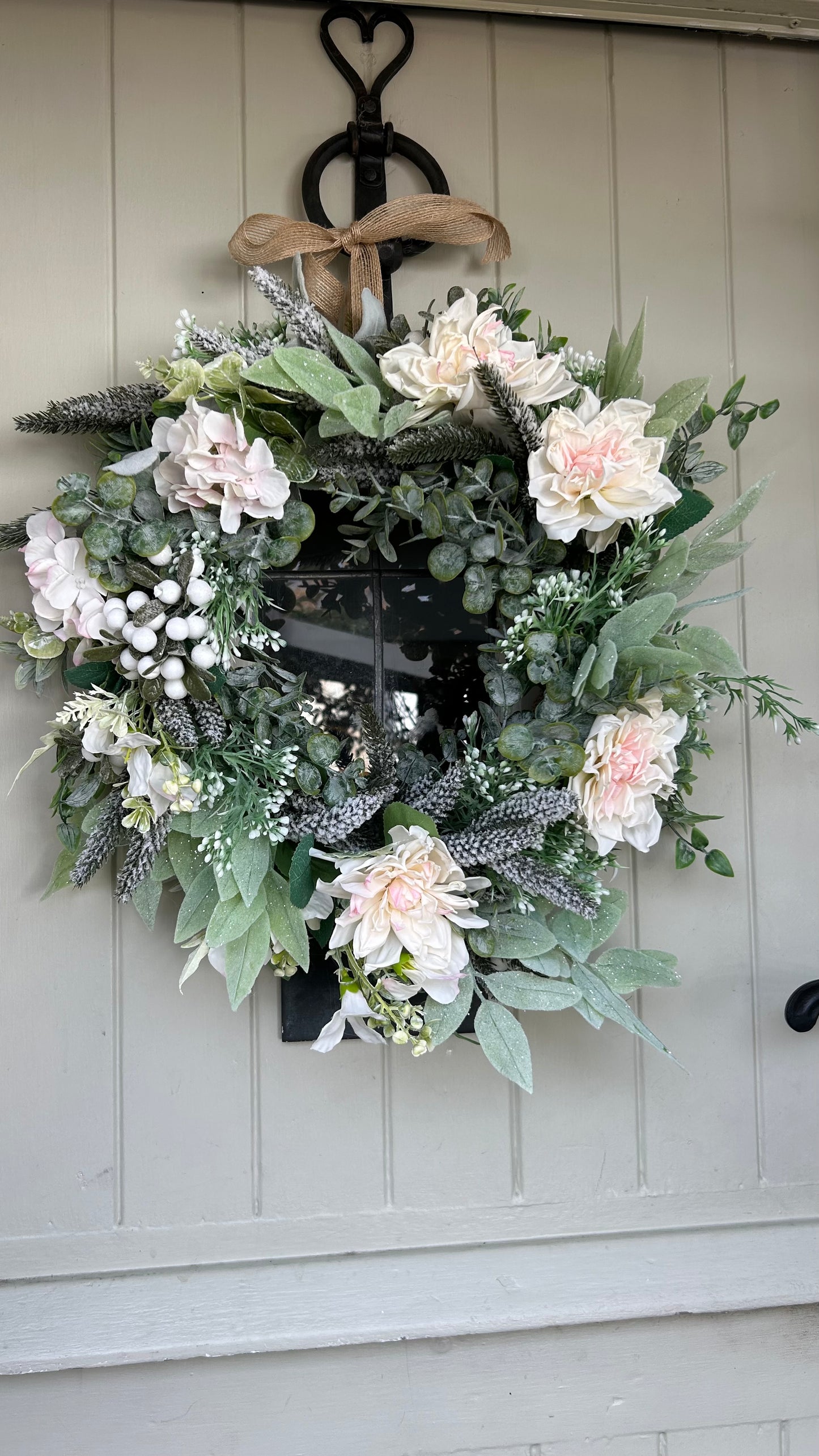 “MILLIE” faux Christmas wreath