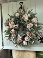 Load image into Gallery viewer, “CHRISTMAS OATS” artificial wreath (FREE P&amp;P)
