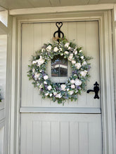 Load image into Gallery viewer, “CHELSEA” rose artificial wreath (FREE P&amp;P)
