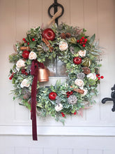 Load image into Gallery viewer, “JINGLE BELL” Christmas wreath (FREE P&amp;P)
