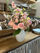 Load image into Gallery viewer, Rustic l Spring summer bouquet with jug vase &amp; free P&amp;P
