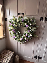 Load image into Gallery viewer, “GRACIE” lilac faux wreath (FREE P&amp;P
