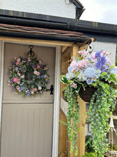 Load image into Gallery viewer, “BELL” Spring summer Luxury artificial hanging basket (FREE P&amp;P)
