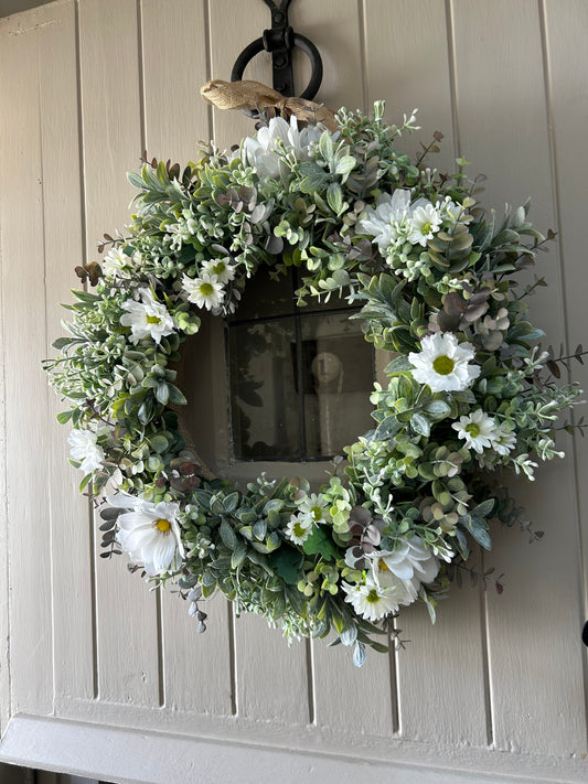 “EDNA” faux wreath