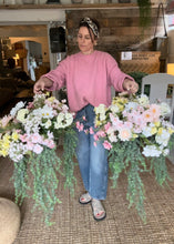 Load image into Gallery viewer, “LAYLA” Spring summer Luxury artificial hanging basket (FREE P&amp;P)
