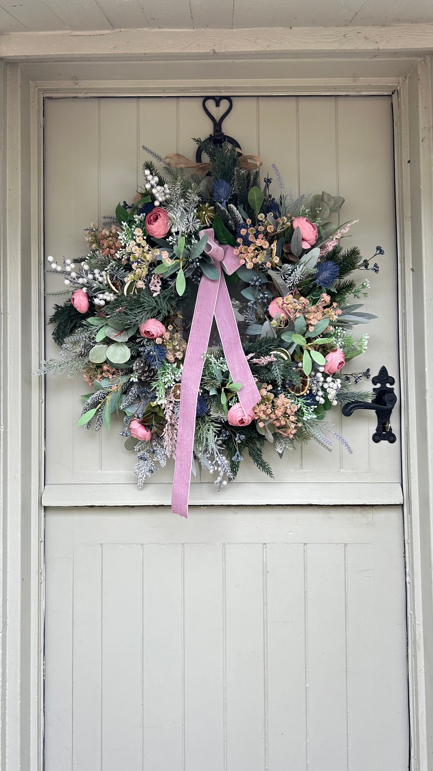 “ETHAL” faux Christmas wreath