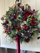 Load image into Gallery viewer, “CHARLOTTE ” artificial wreath (FREE P&amp;P)
