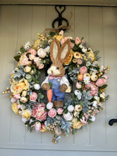 Load image into Gallery viewer, “BUNNY” available del- mid feb limited stock/ faux wreath (FREE P&amp;P (limited stock )delivery late Jan-feb
