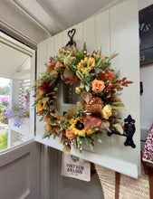 Load image into Gallery viewer, “Milly” autumn artificial wreath (FREE P&amp;P)
