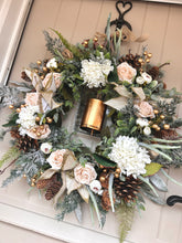 Load image into Gallery viewer, “CELINE” Christmas artificial wreath (FREE P&amp;P)
