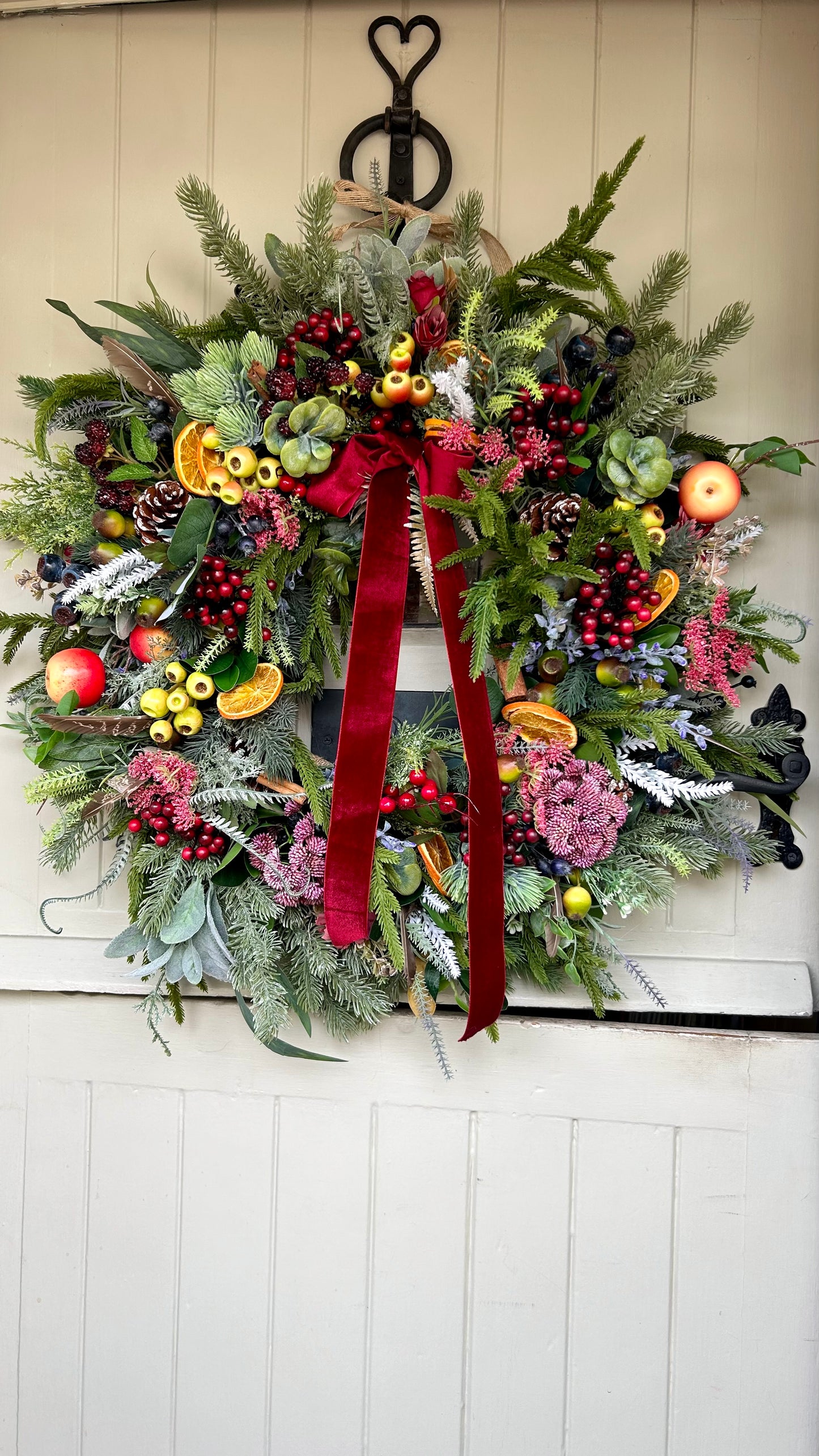 “DECADENCE “Christmas wreath (FREE P&P)