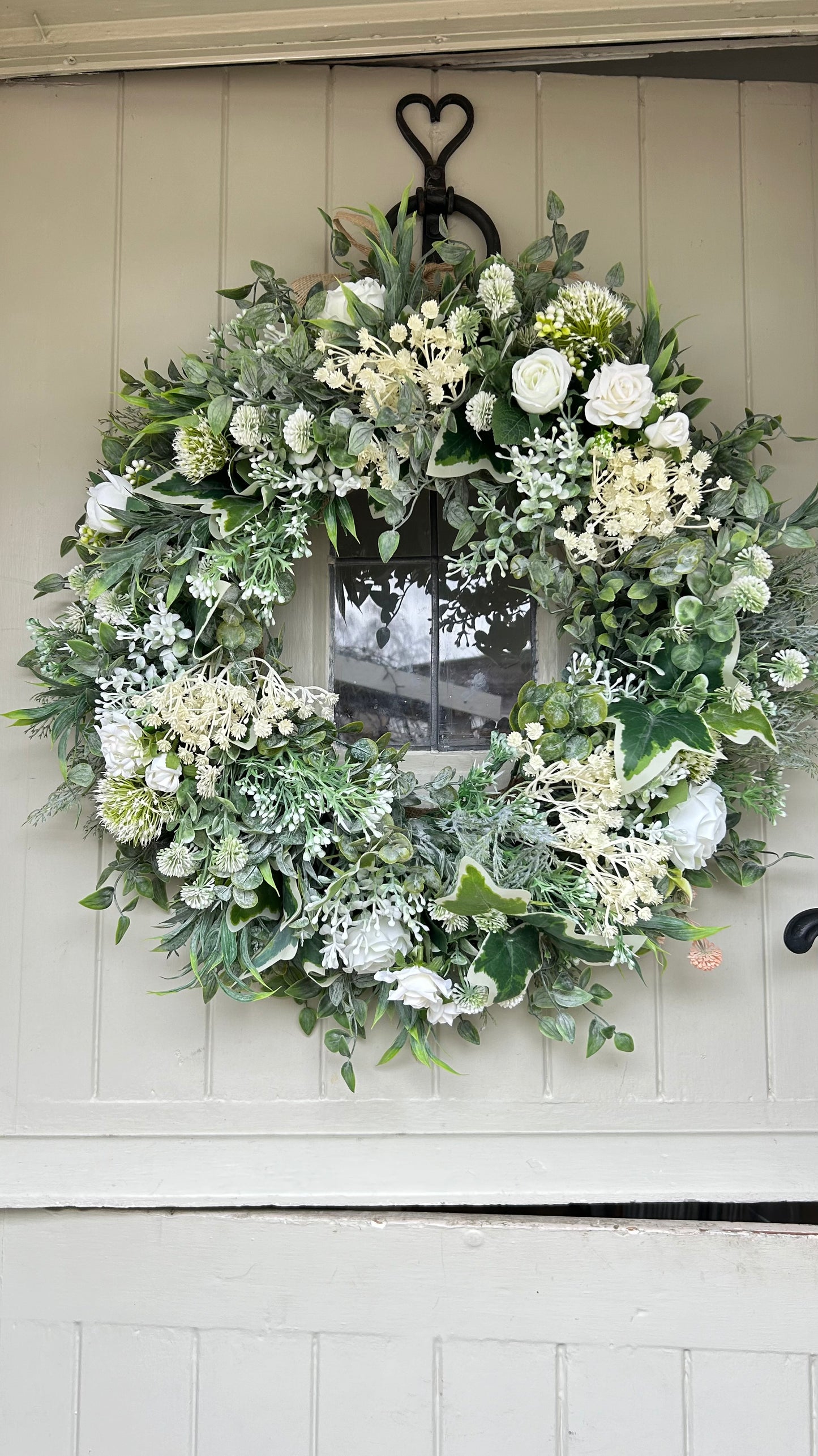 “ASHLEY” all year round faux wreath (FREE P&P