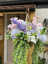 Load image into Gallery viewer, “BELL” Spring summer Luxury artificial hanging basket (FREE P&amp;P)
