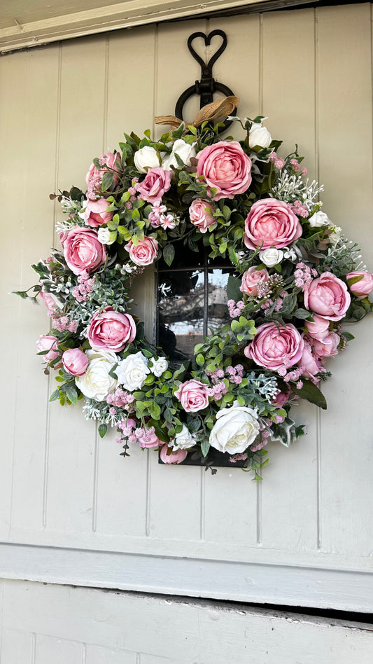“LEAH” faux wreath (FREE P&P)