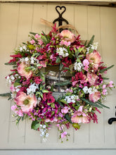 Load image into Gallery viewer, “UNA” faux wreath (FREE P&amp;P)
