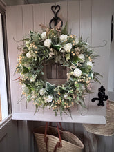 Load image into Gallery viewer, “FLORENCE”  summer faux wreath (FREE P&amp;P
