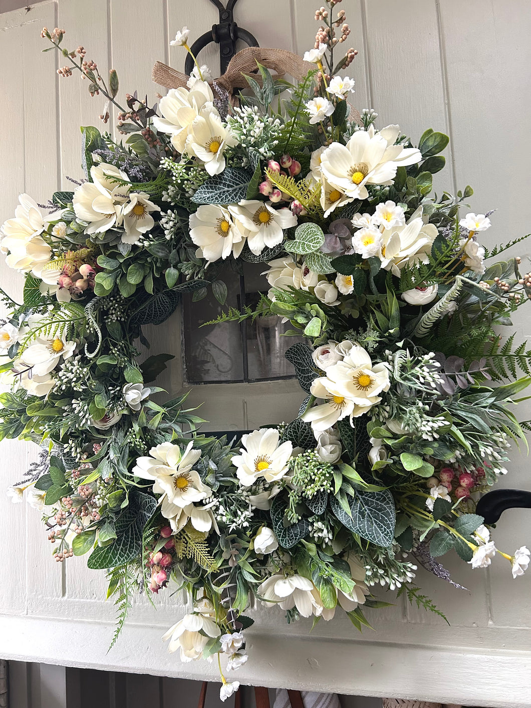 “NORA” all year wreath (FREE P&P)