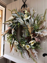 Load image into Gallery viewer, “WINTER CHARM” artificial wreath (FREE P&amp;P)
