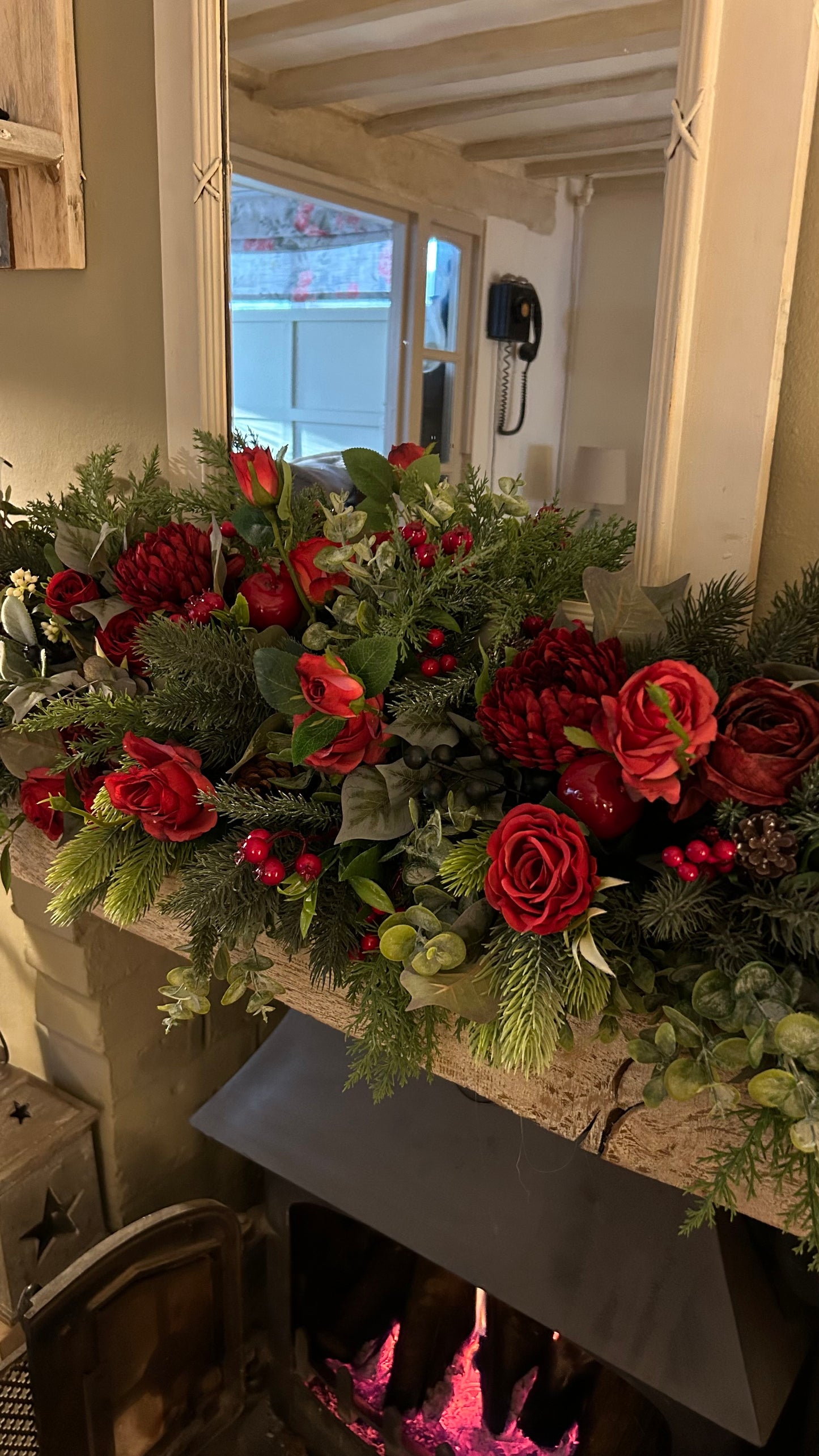 “CHARLOTTE” Christmas garland (FREE P&P)