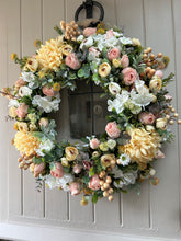 Load image into Gallery viewer, “GRETA” spring/ summer wreath (FREE P&amp;P)
