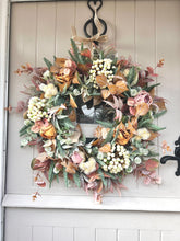 Load image into Gallery viewer, Low stock “CHIA SPICE” autumn artificial wreath (FREE P&amp;P)
