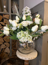 Load image into Gallery viewer, Spring summer bouquet with vase &amp; free P&amp;P low stock
