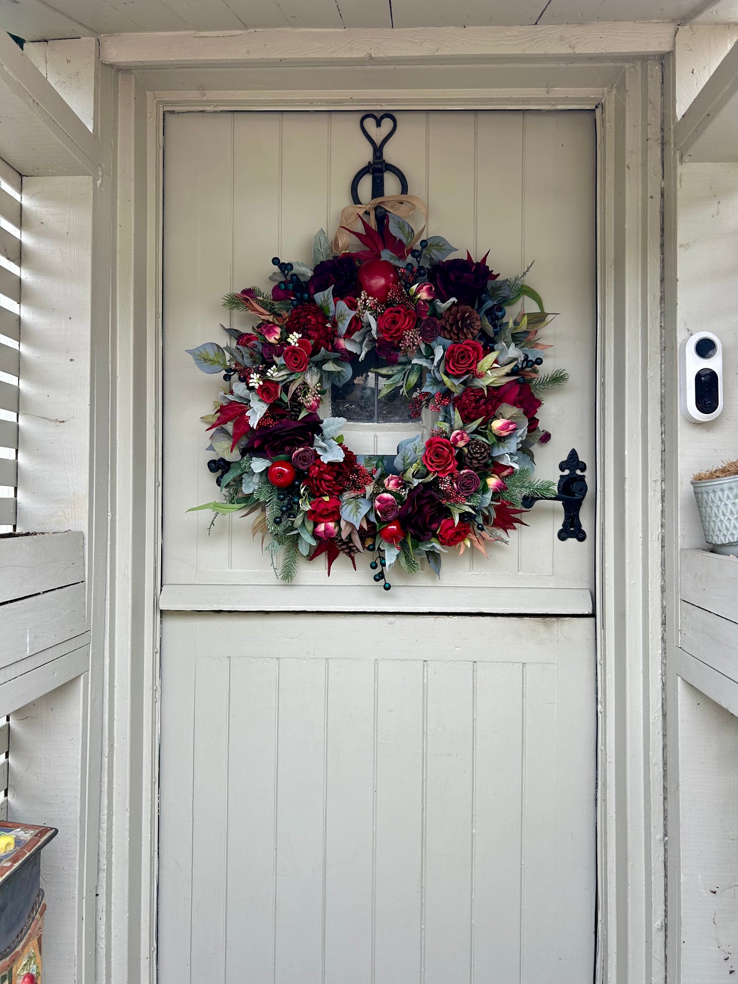 “KITTY” Winter artificial wreath (FREE P&P)