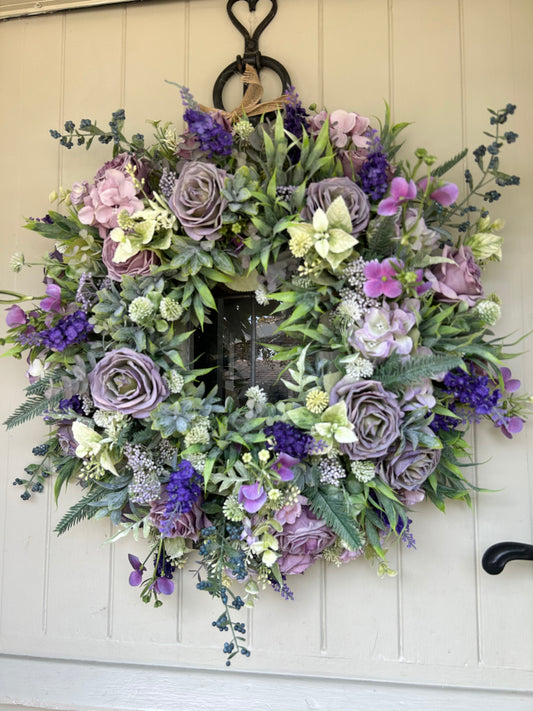 “KACEY” artificial wreath (FREE P&P