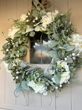 Load image into Gallery viewer, “ELLIE” lambs ear faux wreath
