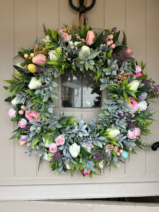 “OPHELIA” spring/ summer wreath (FREE P&P)