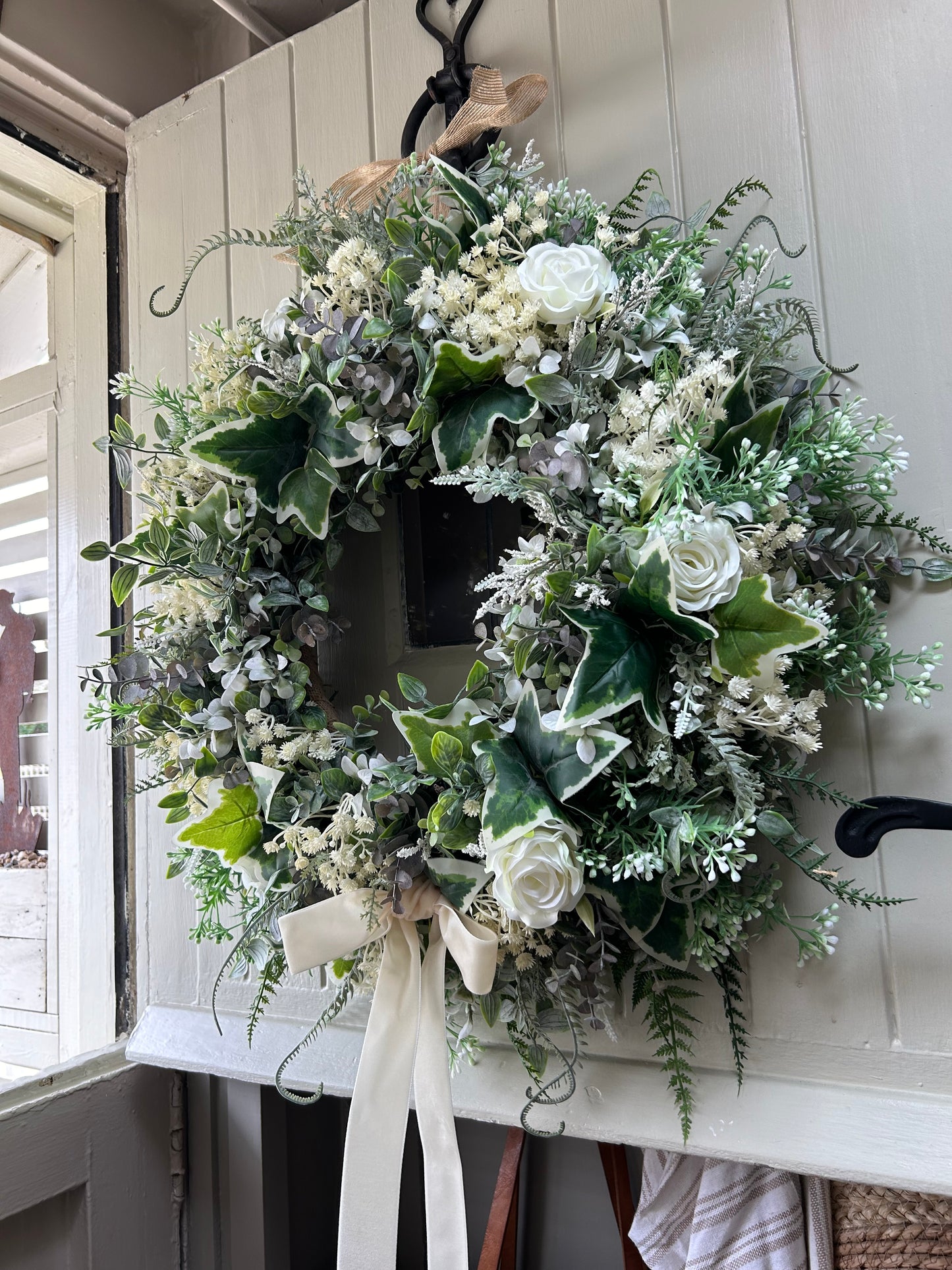 “IVY” all year round faux wreath (FREE P&P