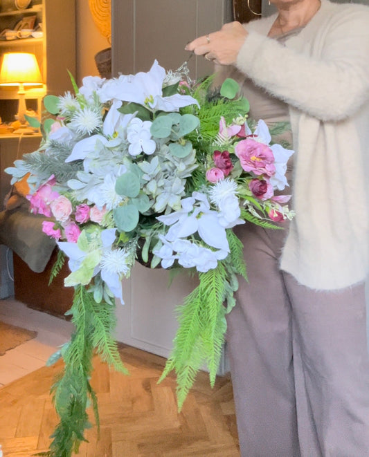 “FELICITY” ” Luxury artificial hanging basket (FREE P&P)