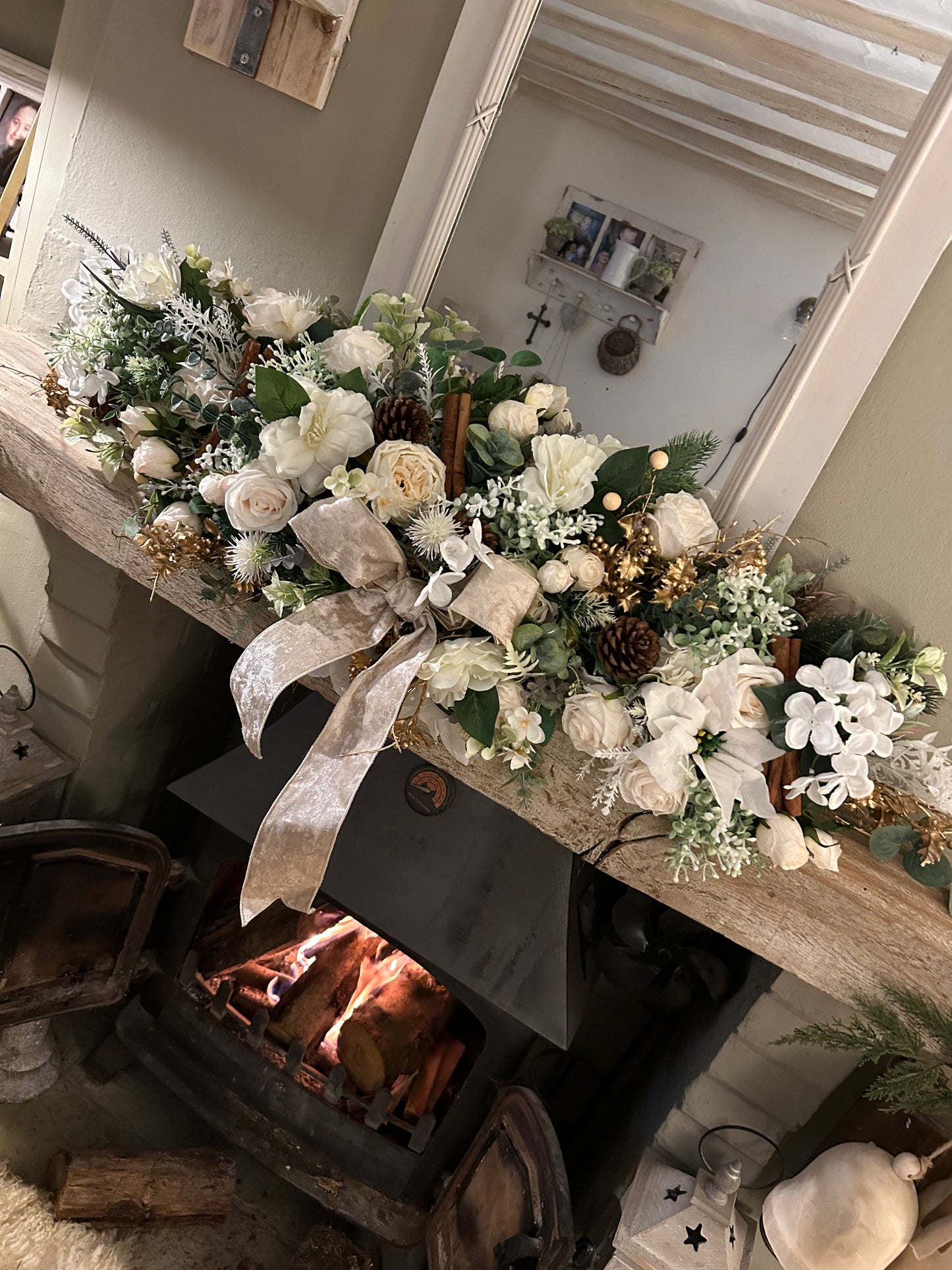 “PEARL” Christmas and winter garland