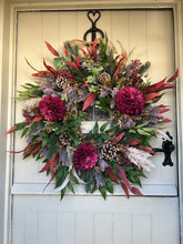 Load image into Gallery viewer, “RUBY” winter artificial wreath (FREE P&amp;P)
