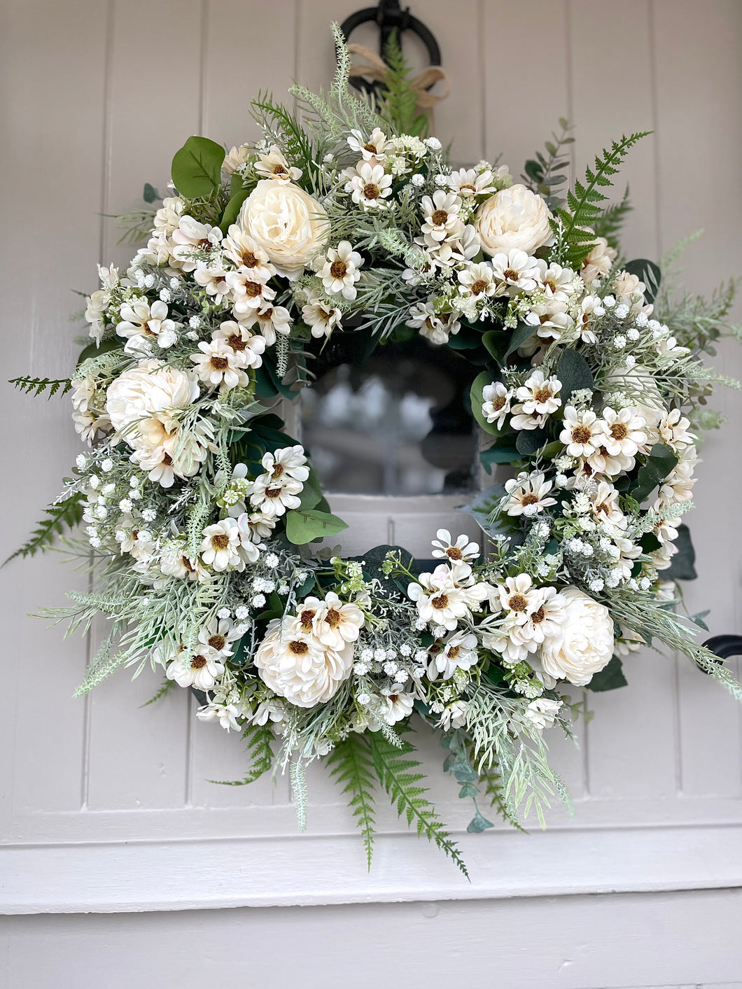 “LACEY” faux wreath (FREE P&P)