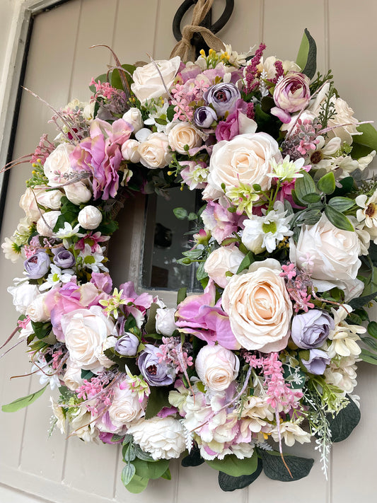 “FREYA” artificial wreath (FREE P&P)