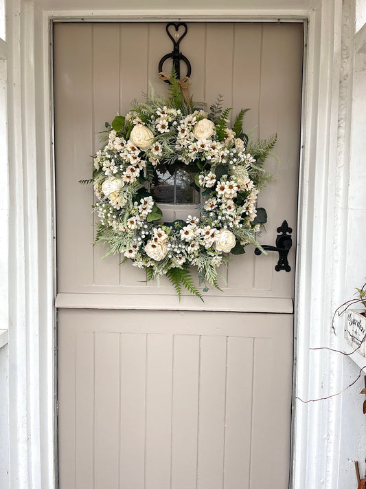 “LACEY” faux wreath (FREE P&P)