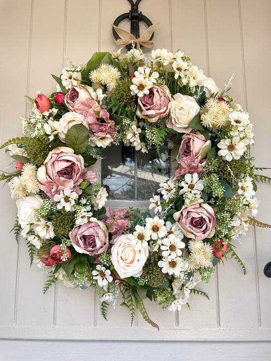 “CHARLIE” faux wreath (FREE P&P)
