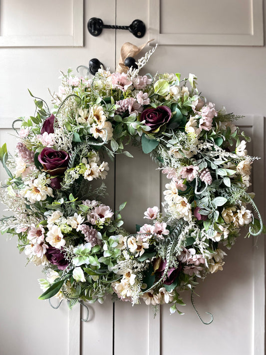 “HETTY”  faux wreath