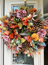 Load image into Gallery viewer, “PENNY” autumn wreath (FREE P&amp;P)
