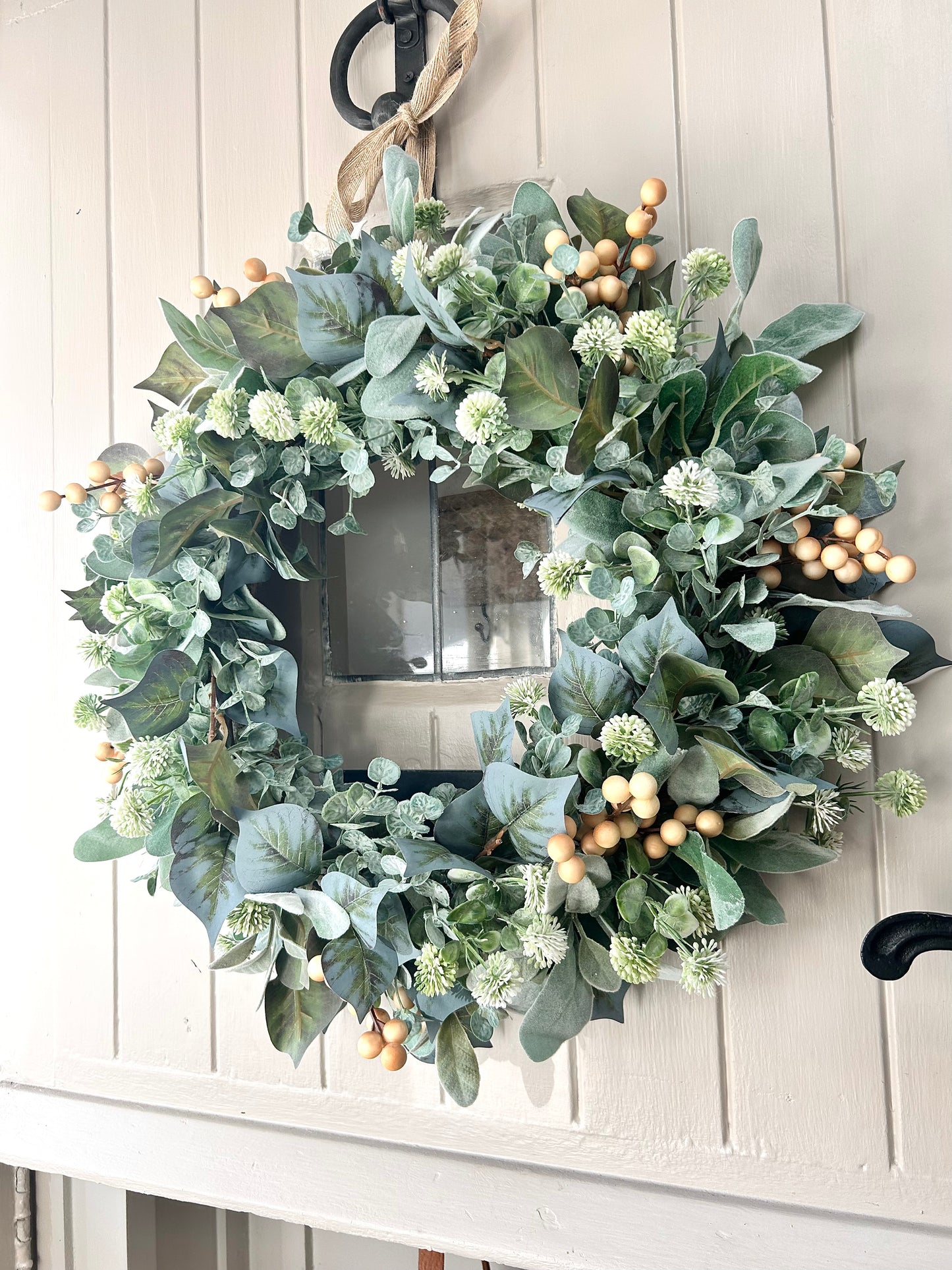 “MAE” artificial all year wreath (FREE P&P)