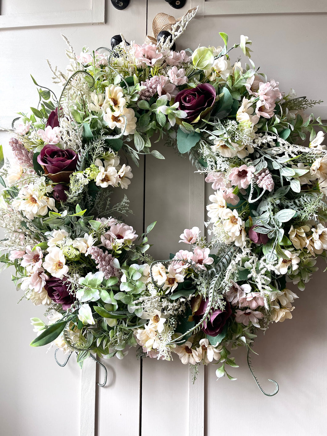 “HETTY”  faux wreath