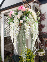 Load image into Gallery viewer, Large luxury faux hanging basket (FREE P&amp;P)
