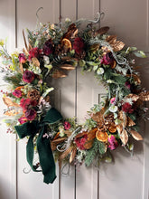 Load image into Gallery viewer, “DUCHESS” Christmas faux vintage wreath
