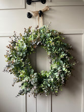 Load image into Gallery viewer, “FRANKIE” faux eucalyptus wreath
