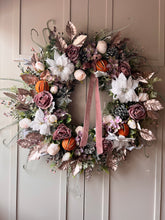 Load image into Gallery viewer, The “pixie” faux Christmas winter wreath free uk shipping
