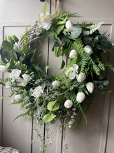 Load image into Gallery viewer, “EDITH” tulip faux wreath
