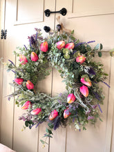 Load image into Gallery viewer, “FRANCESS” spring faux wreath
