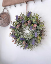 Load image into Gallery viewer, “HARLEY” lavender faux wreath
